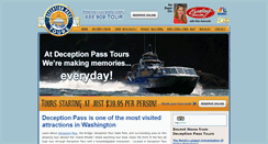 Desktop Screenshot of deceptionpasstours.com